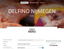 Tablet Screenshot of delfino-nijmegen.nl